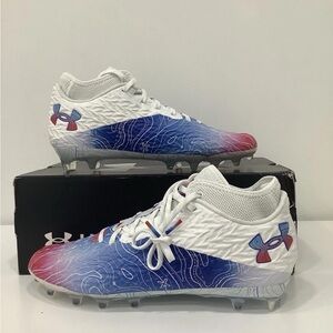 Under Armour Spotlight Clone 4.0 MC TX Texas Football Cleats Men Size 10 NEW
